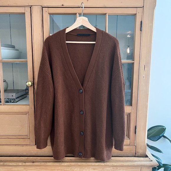 *SOLD* Great Condition Jenni Kayne Cashmere Cocoon Cardigan size Medium - Picture 2 of 7